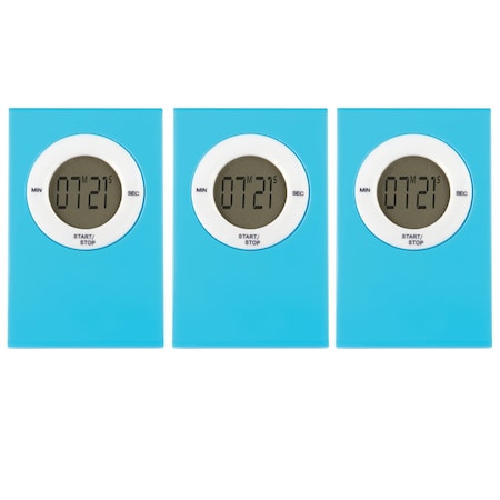 Magnetic Digital Timer, Aqua, PK3